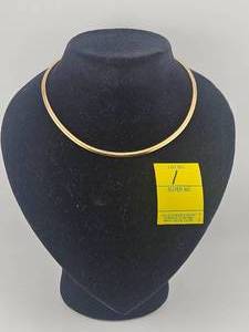 14kt Yellow Gold Omega necklace