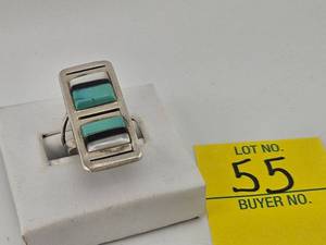 lot 55 image: Silver Ring Marked J. PANTEAH