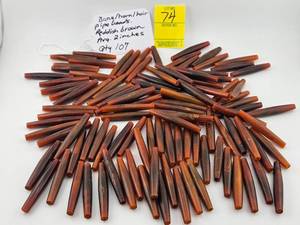 lot 74 image: BIG LOT Over 600 Bone Horn Hair Trade Beads
