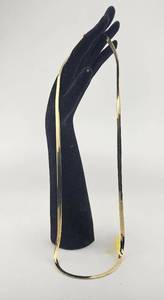 lot 29 image: Impressive 30 inch 14kt Yellow Gold Herringbone Neck Chain