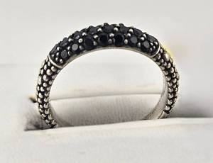 lot 69 image: Vintage Michael Dawkins Sterling Ring