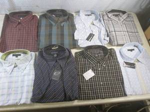 lot 26 image: (A-1) 8 New Cotton Reel Shirts Butt...
