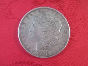 lot 133 image: (CNTR) 1878 P Morgan Silver Dollar...