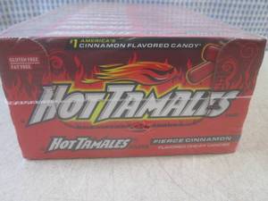 lot 161 image: (B-2) 12 Boxes of Hot Tamales Fierc...