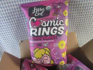 lot 165 image: (B-1) 4 Bags of Cosmic Rings Berry ...
