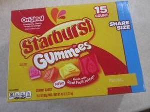 lot 167 image: (B-3) 15 Share Size Bags of Starbur...