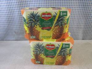 lot 177 image: (B-1) 2 - 6-Packs of Del Monte 100%...