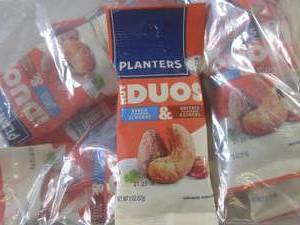 lot 195 image: (B-1) 12 Bags of Planters Nut Duos ...