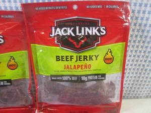 lot 197 image: (B-2) 4 Bags of Jack Links Jalapeno...