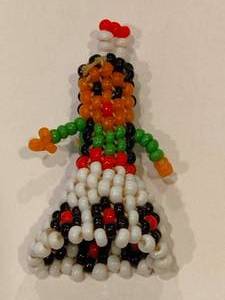 lot 20 image: Handcrafted Beaded Squaw Pendant