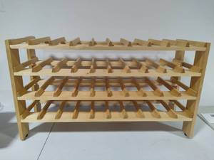 lot 31 image: Wood Wine Rack (40 Bottle)