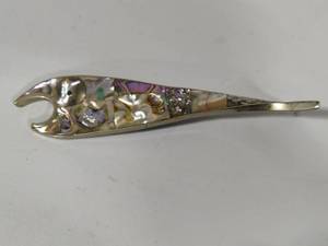 lot 142 image: Abalone Fish Bottle Opener