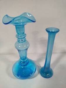 lot 146 image: Two Baby Blue Vases
