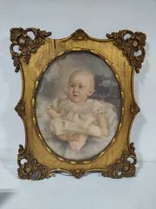 lot 154 image: Antique Wood Frame