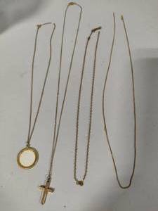 lot 91 image: 120 12K GF Necklaces (See Description)