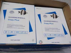 lot 6 image: 3000 sheets Hammermill Copy Plus 8 ...