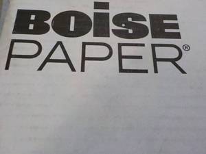 lot 13 image: Boise 5000 sheets 8.5 x 11 White C...