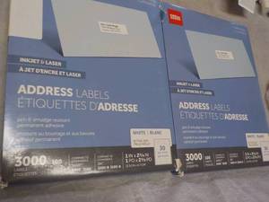 lot 48 image: 6000 Address Labels...