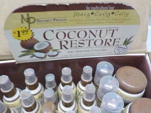 lot 79 image: 37 pc Coconut Restore Trial Size Pr...