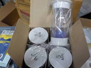 lot 140 image: 4 hour Glass Timers...