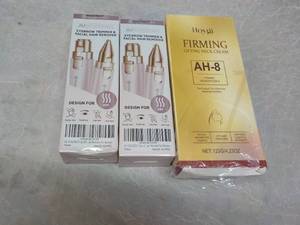 lot 146 image: 2 in 1 Rechargeable Eyebrow Trimmer...