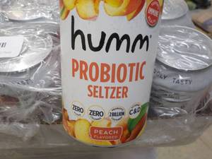 lot 186 image: 12 pac humm Probiotic Seltzer...