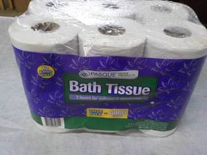 lot 246 image: 12 rolls Paque Bath Tissue...