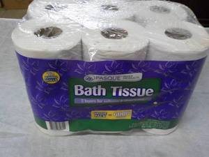 lot 245 image: 12 rolls Paque Bath Tissue...
