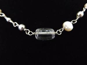lot 30 image: .925 Sterling Silver SILPADA Pearl Necklace