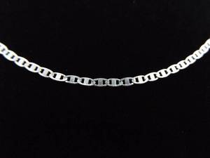 lot 48 image: .925 Sterling Silver Mariner Link Necklace