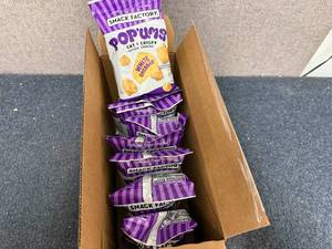 lot 161 image: 8 Bags Of Snack Factory PopUms