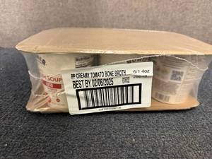 lot 195 image: 6 Packs Of Creamy Tomato Bone Broth Soup