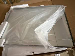 lot 11 image: Square Rounded Bathroom Vanity Mirror