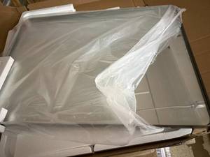 lot 12 image: Square Rounded Bathroom Vanity Mirror