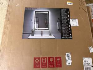 lot 21 image: 40 X 36 Led Bathroom Mirror