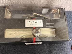 lot 44 image: Baldwin Door And Lock Combo