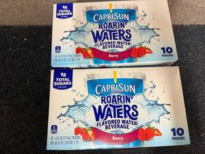 lot 110 image: 2 X 10Ct Caprisun Pouches