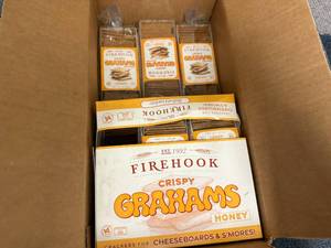 lot 147 image: Box Of Firehook Crispy Grahams