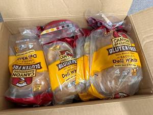 lot 172 image: 6 Bags Of Canyonn Bakehouse Deli White Bagels