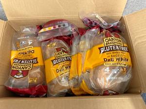 lot 173 image: 6 Bags Of Canyonn Bakehouse Deli White Bagels
