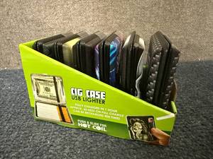 lot 87 image: 6 Pack Of Cig Case With Usb Lighter