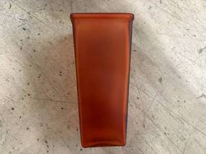 lot 73 image: 12Ct Of 9 Tapered Square Glass Vases