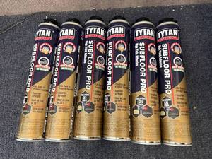 lot 61 image: 6 Tubes Of Tytan Subfloor Pro Collapsing Gel Adhesive