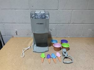 lot 225 image: Kitchen HQ Multi-Color Soft-Serve Ice Cream Maker