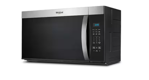 lot 53 image: Whirlpool 30 in. 1.7 cu. ft. Over-the-Range Microwave in Stainless Steel Finish with Express Cooking Buttons (Transit Damage)