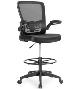 lot 57 image: Costway Black High Back Mesh Office Chair
