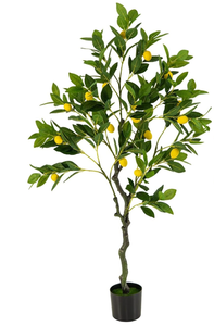 lot 101 image: Safeplus 48 Artificial Lemon Tree with Lemon Fruits for Indoor Outdoor Dcor
