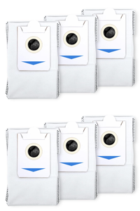 lot 129 image: LOT OF 2 ECOVACS Dustbag 3 Pcs, Compatible with DEEBOT X2 OMNI X2 COMBO, Robot Vacuum and Mop Combo, White