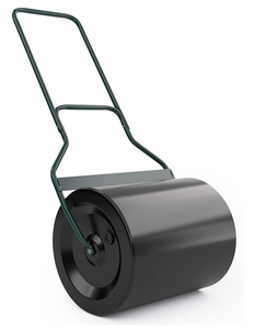 lot 310 image: Arnot Lawn Roller, Heavy-Duty PushTow Behind WaterSand Filled Roller for Park, Garden, Yard, Ball Field, 16x20-Inch, 60L 16 Gallons, Black