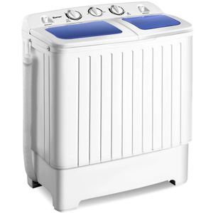 lot 328 image: Giantex 20 lbs Washer Spain Spinner Portable Washing Machine, Blue White